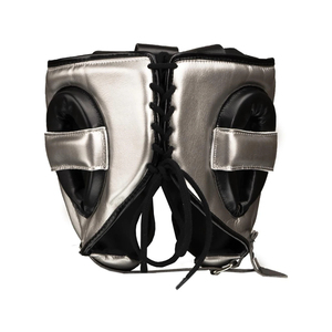 Casque de boxe en cuir personnalisé de haute qualité avec logo, protection intégrale du visage pour Muay Thai MMA, vente en gros - Product Image 2