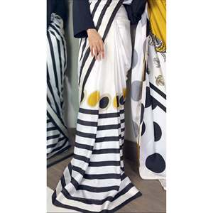 Samilh Top & <b>Saree</b> Set 3 Pc <b>Satin</b> Fabric - Product Image 6