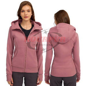 Sweat à capuche tendance et élégant pour femmes de couleur unique à prix raisonnable Vêtements d'extérieur Sweat à capuche confortable - Product Image 2