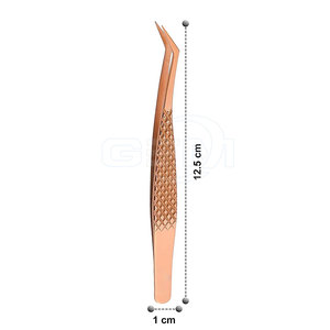 Pinzas para Pestañas de Acero Inoxidable Hechas a Medida, Duraderas y Reutilizables, Punta Suave, Estilo Único, Color Sólido, Gran Venta - Product Image 3
