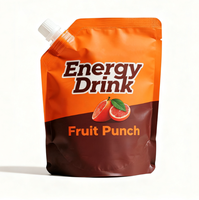 Pochette à bec verseur écologique personnalisée avec bouchon anti-fuite, 500 ml à 5 L, sac d'emballage liquide debout pour café, jus, gelée