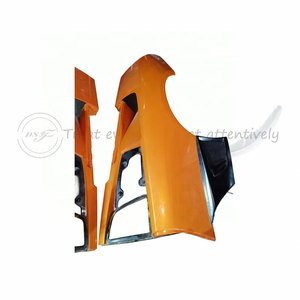 Guardabarros Traseros Izquierdo y Derecho de Goma Negra con Decoración y Protección para MURCIELAGO Lp670-4 LP640 - Product Image 3
