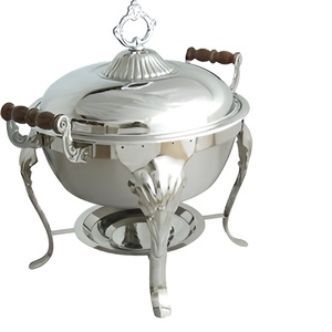 Réchaud à bas prix au look vintage en acier et cuivre pour les fêtes de mariage et le grand événement Nouveaux chauffe-plats à des prix raisonnables - Product Image 4