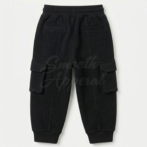 Pantalon de jogging pour enfants en coton 100% léger, respirant, tricoté de haute qualité, coupe décontractée, pour le sport et le confort quotidien - Product Image 2