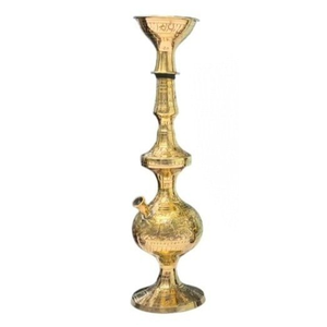 Cachimba de Latón de Alta Calidad con Grabado y Acabado Pulido para Fumar, Cachimba de Latón Artesanal, Experiencia de Fumar Premium - Product Image 4