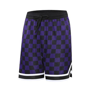 Venta al por mayor de pantalones cortos de baloncesto para los pantalones cortos de rendimiento de los hombres con bolsillos de talla grande con Logo pantalones cortos de malla - Product Image 2