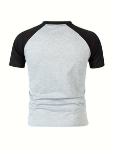 T-shirt à manches courtes col rond 100% coton pour homme haute qualité grande taille 260 grammes poids du tissu disponible en différentes couleurs - Product Image 2