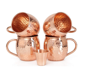 Taza de mula de cobre de Moscú de diseño único con la mejor calidad y taza de cobre para café y té a bajo precio de Tradebit - Product Image 1