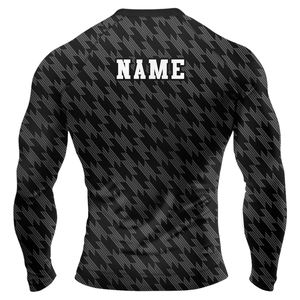 Chemises de compression UPF 50 + pour hommes, hauts athlétiques à manches longues à séchage rapide pour les entraînements sportifs Jiu Jitsu Kimono Rash Guard Stretch - Product Image 5