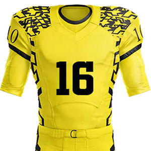 เครื่องแบบฟุตบอลผู้ชายเครื่องแบบอเมริกันฟุตบอลน้ำหนักเบาเครื่องแบบใส่สบายปรับแต่งได้เองดีที่สุด2023ใหม่ - Product Image 2