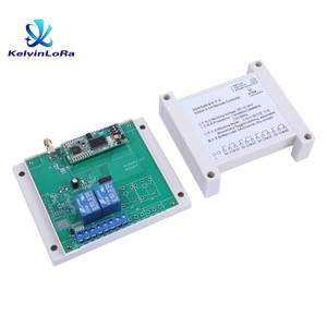 Lora 5km 433MHz Công tắc điều khiển LED chỉ số ánh sáng ABS Chất liệu 1 nút chống nhiễu FHSS DC12V-35V <span class=keywords><strong>Receiver</strong></span> từ xa cho - Product Image 4
