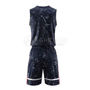 Uniforme de Baloncesto Transpirable de Manga Corta Personalizable con su Propio Diseño de Logotipo para Unisex - Product Image 2
