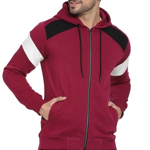 Venta al por mayor de fábrica de servicio de diseño personalizable de alta calidad de fabricación de sublimación personalizada Sudadera con capucha para hombre con bolsillo largo con cremallera - Product Image 1