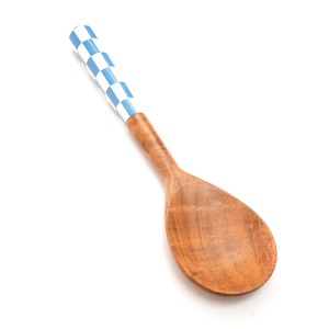 Faizacraft Natural <b>Wooden</b> Resin <b>Spoon</b> for <b>Cooking</b> Serving & Stirring with Mirror Polish for Giveaways - Product Image 6