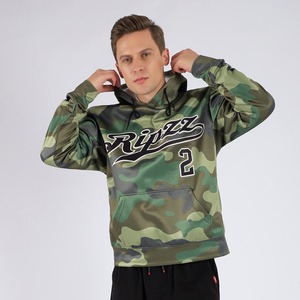Hommes Polaire Blanc Camouflage Hommes Hoodies Personnalisés Polyester coton Camouflage Hoodie - Product Image 4