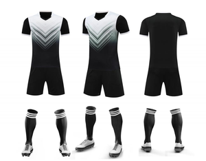 Uniforme de entrenamiento de club de equipo de fútbol de alta calidad, kits de fútbol de secado rápido, conjuntos de camisetas de fútbol transpirables, uniformes de fútbol - Product Image 1