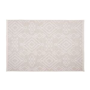 Tapis tissé en chenille rayé gris, lavable, 7 mm, polyester et coton, base antidérapante, Turquie, vente en gros, taille personnalisée, OEM, ODM, usine - Product Image 2
