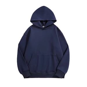 Sudadera con capucha cuadrada personalizada para hombre, poliéster/algodón, ajuste extragrande, impresión Digital, ropa de invierno bordada, 340g - Product Image 6