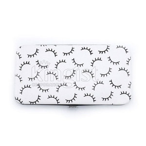 Étui à pinces en acier inoxydable avec logo personnalisé pour extensions de cils marque privée conception personnalisée outils de beauté - Product Image 4