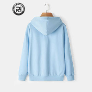 Sudadera con capucha de invierno de lana personalizada Sudadera con capucha de algodón de peso pesado bordado impresión Casual Streetwear sudadera deportiva al por mayor - Product Image 2