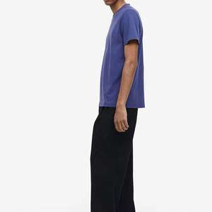 Camiseta de manga corta informal para hombre más vendida 100% algodón de secado rápido transpirable cuello redondo 200 gramos patrón sólido personalizado adultos - Product Image 3