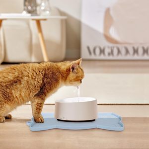 Wholesale Thicker <strong>Dog</strong> <strong>Mat</strong> for Food and Water Non-Slip Waterproof Silicone <strong>Mat</strong> for Floor Prevent Food Spills Cat Food Feeding <strong>Mat</strong> - Product Image 6