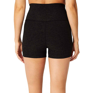 Short d'entraînement Femme Doux Taille Haute Spandex Booty Volleyball Gym Shorts pour Été Yoga Danse Haute Qualité Fabriqué au Pakistan - Product Image 3