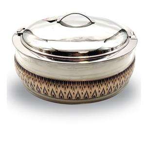 Casserole de service d'aliments faite à la main de haute qualité en métal personnalisé très vendue chaude chauffe-plats de luxe pour hôtel et restaurant d'Inde - Product Image 5