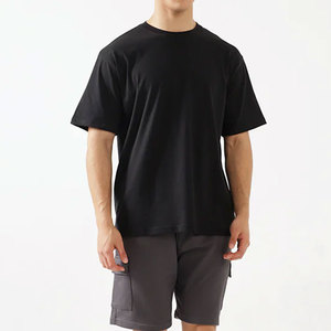 T-shirts surdimensionnés à séchage rapide de haute qualité en gros chemises à prix de gros T-shirt à bas quantité minimale de commande chemises personnalisées surdimensionnées - Product Image 2