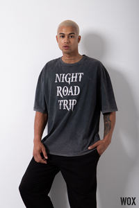 เสื้อยืดผู้ชายผ้าฝ้าย100หลายสีใส่ได้พอดีกับ2025โอเวอร์ไซส์ไซส์ลายกรดซักได้พอดีกับชายเสื้อมีโลโก้ตามสั่ง - Product Image 4