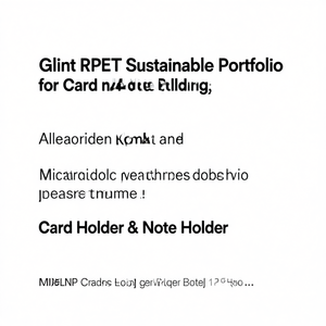 Portafoglio Sostenibile Glint RPET per Carte e Banconote - Product Image 3
