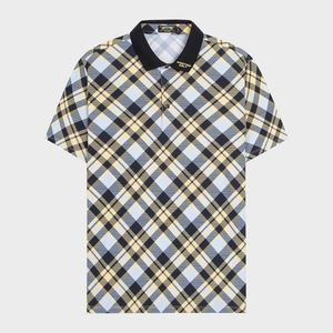 Aristino Golf Polo para hombre 76% Nylon 24% Spandex Venta al por mayor Producto de venta en caliente - Product Image 1