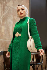 New Season Women Winter <b>Islamic</b> <b>Clothing</b> Abaya Dress Kaftan Tunic Dubai Muslim <b>Islamic</b> Fashion Turkish Made <b>Islamic</b> Dresses - Product Image 2