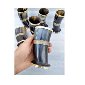 Vaso de chupito de cuerno Natural antiguo, artículos para beber hechos a mano de alta calidad, fabricación al por mayor de alta comercialización para Vasos - Product Image 3