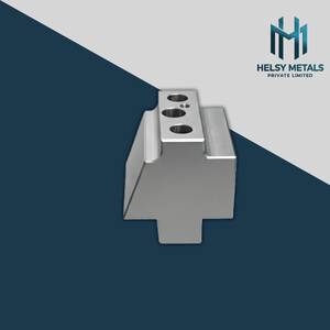 Durable VMC Milled Aluminum <b>Mounting</b> <b>Block</b> Precision Bored Holes and Side Grooves for Automation System Assemblies - Product Image 2