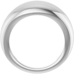 แหวนมอยส์ซาไนต์ Stuller รุ่น 50199:765268P ดีไซน์โดม 50199:765268P PL - Product Image 2