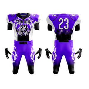 Kivotech American <b>Football</b> Uniforms High Quality Bulk Quantity Wholesale <b>Price</b> Short Sleeve Length Made in Pakistan - Product Image 5
