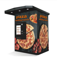 Vente en gros de fenêtres entièrement automatiques numériques self-service cookie boulangerie gaufre sandwich cupcake pizza tranche distributeur automatique