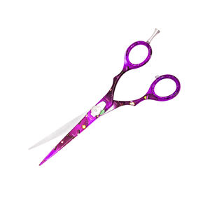 Tijeras de peluquero para corte de pelo de la mejor calidad, tornillo ajustable de 5,5 "y reposapiés, tijeras de salón de acero inoxidable alemán - Product Image 6