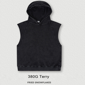 T-shirt streetwear vintage en coton lin lourd, lavage à l'ancienne, style OEM, 220-260 g, tricot flocon de neige, 260 grammes - Product Image 2