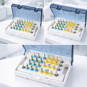 Kit de 29 Piezas de Fresas para Osteodensificación Quirúrgica Intensa con Disco de Sierra para Hueso, Membrana y Fresas con Recubrimiento de Diamante para Implantología - Product Image 5
