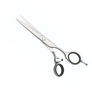 Top Quality Barber Scissors For Hair Salon Metal Steel Sharp Blade Beauty Parlor Scissor With Adjustable <b>Ring</b> And <b>Rubber</b> <b>Ring</b> - Product Image 1