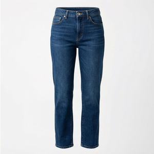<b>Women's</b> High Waisted Relaxed Fit <b>Jeans</b> Straight New Plus Size Skinny <b>Women</b> Denim <b>Jeans</b> Available in Customized Color Styles - Product Image 1