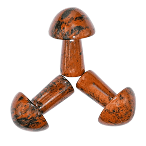 มะฮอกกานีหินออบซิเดียนหินธรรมชาติแกะสลักหินอัญมณีขนาดเล็กสำหรับตกแต่งบ้านและของขวัญ - Product Image 4