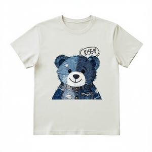 T-Shirt Unisex 100% Cotone 210GSM, Abbigliamento Casual Oversize, Stampa Personalizzata Serigrafica di Rose, Stampa DTG, Disponibile con Trattamenti Termici, Taglia 2XL - Product Image 2