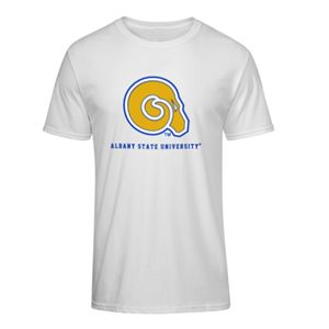 Albany State University เสื้อยืดฟุตบอลผู้ชายแบบถักระบายอากาศได้ดีเสื้อผ้าทีมวิทยาลัย hbcu สำหรับฤดูร้อนขายส่ง - Product Image 5