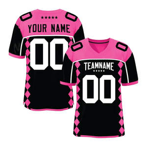 Camiseta de fútbol americano personalizada al por mayor camiseta de fútbol sublimada cosida camiseta de rugby de alta calidad para hombres/jóvenes - Product Image 2