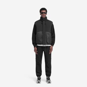 Pantalon cargo à revers pour hommes Black Stone Black Confortable Fit with Functional Poches for Casual Wear - Product Image 1