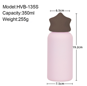 Botella de Agua Deportiva Aislada al Vacío de Acero Inoxidable de 350 ml a Prueba de Fugas, Rendimiento Térmico de 12 a 24 Horas, Caja de Regalo Incluida para Gimnasio - Product Image 5