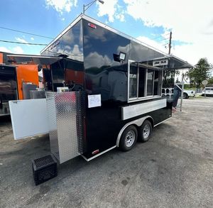 รถเทรลเลอร์บรรทุกอาหารเคลื่อนที่เต็มรูปแบบรถเทรลเลอร์12ft ถนนไฟเบอร์กลาสรถเทรลเลอร์พร้อมการใช้งานสำหรับไอศกรีมชิปลูกกวาด - Product Image 5